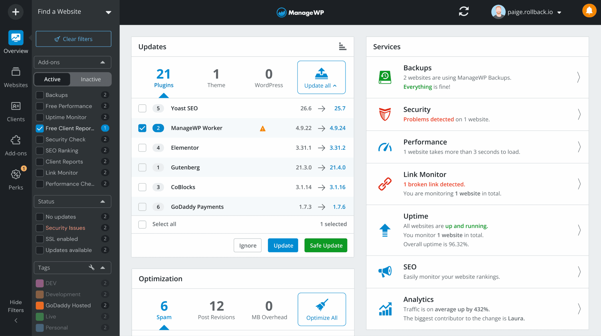 ManageWP