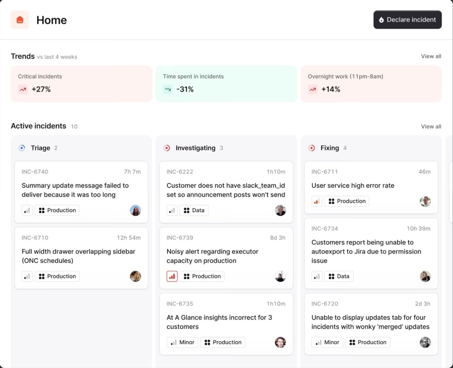 Rootly homepage