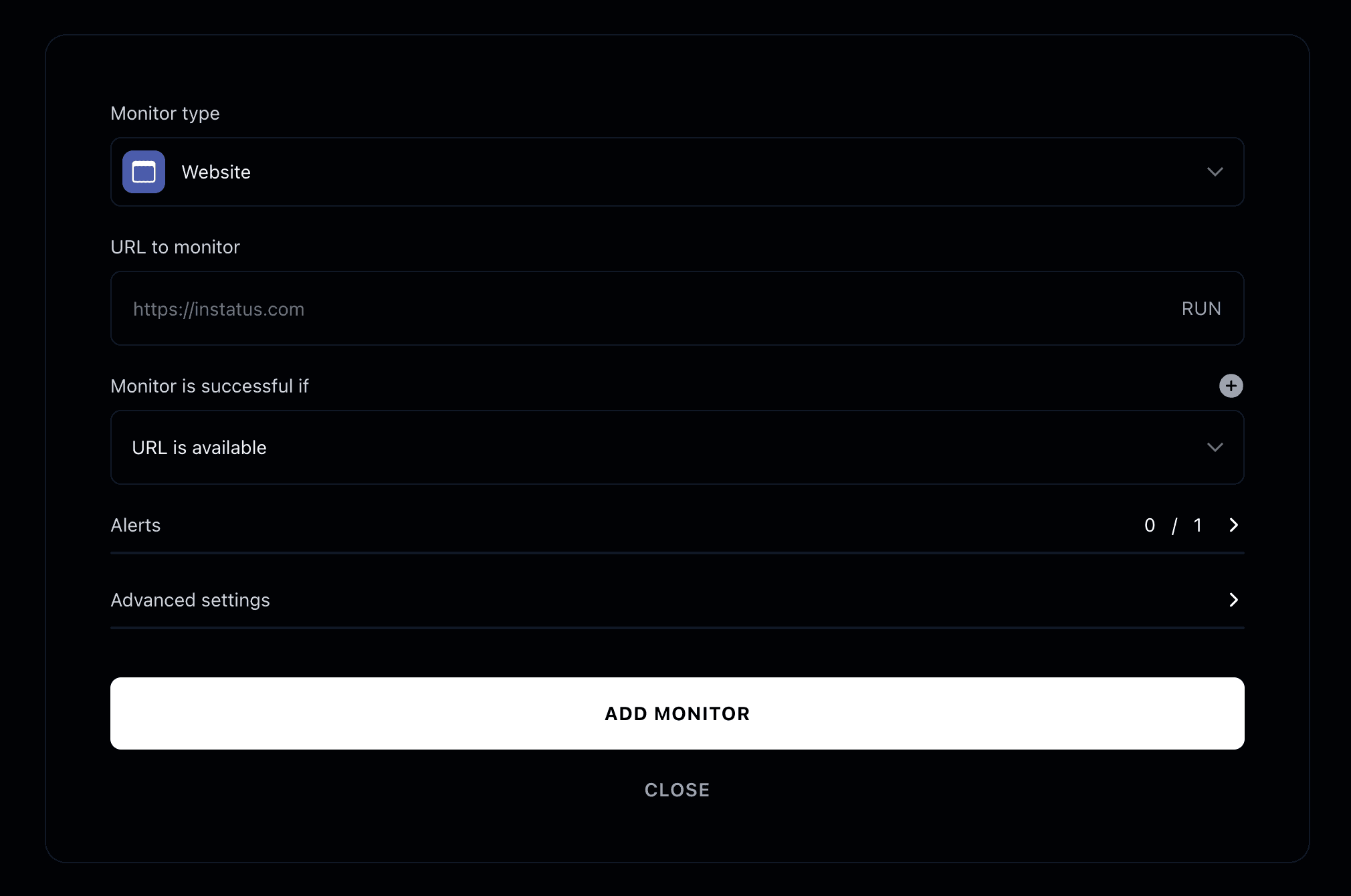 Add monitor